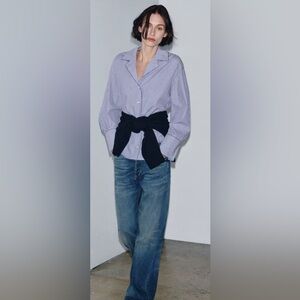 Zara Collection Contrast Trim Shirt | NWT